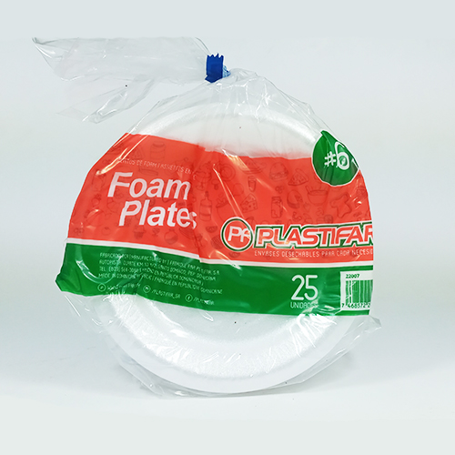 PLATOS FOAM #6 PAQ 25         