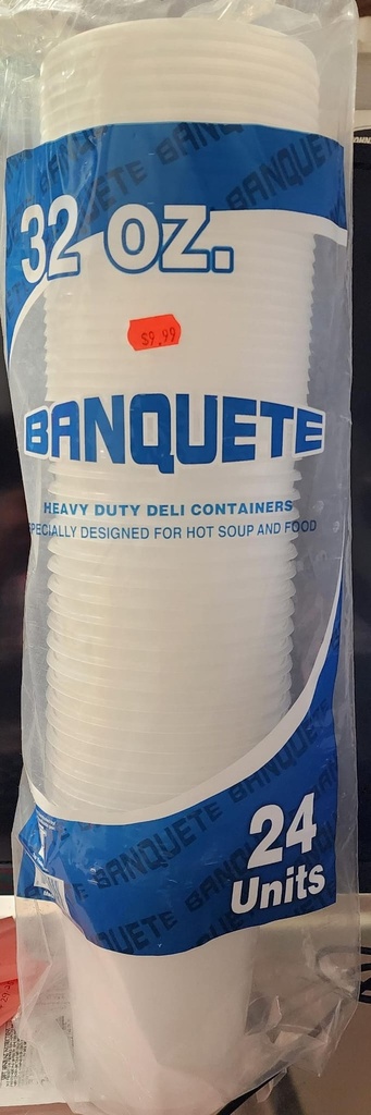 BOW BANQUETE CON TAPA 32oz