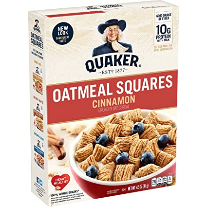 QUAKER OATMEAL CINNAMON 14.5oz