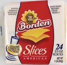 QUESO BORDEN 24 SLICES 1lb    