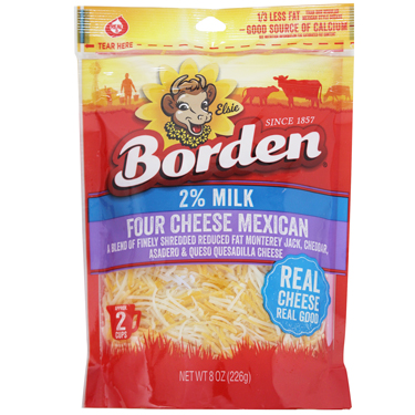 QUESO BORDEN 4 CHEESE MEXICAN 
