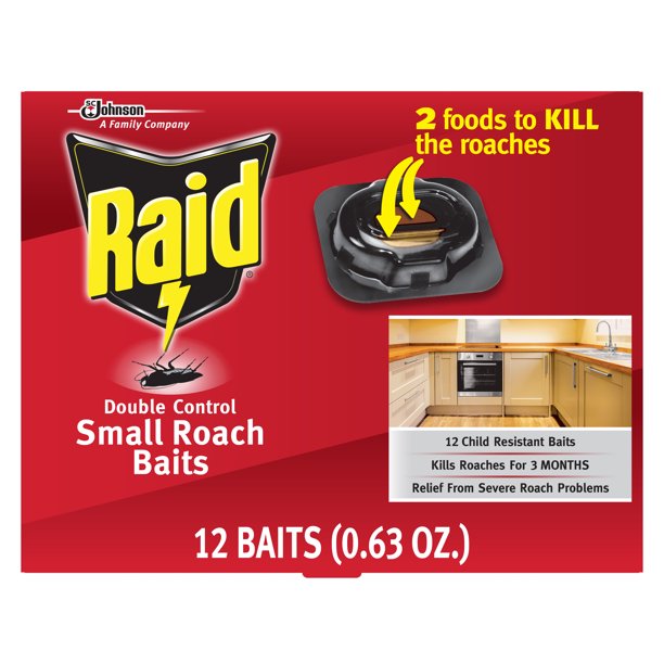 RAID SMALL ROACH BAITS .63oz  