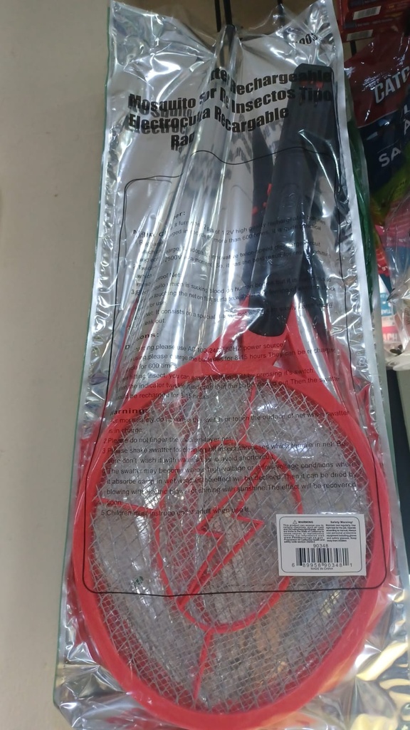 RAQUETA MOSQUITO RECARGABLE   