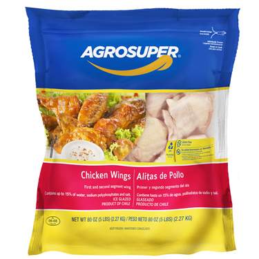 AGROSUPER ALITAS DE POLLO 5 lb                     