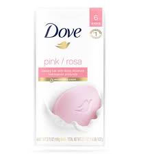 JABON DOVE ROSA PQT 6