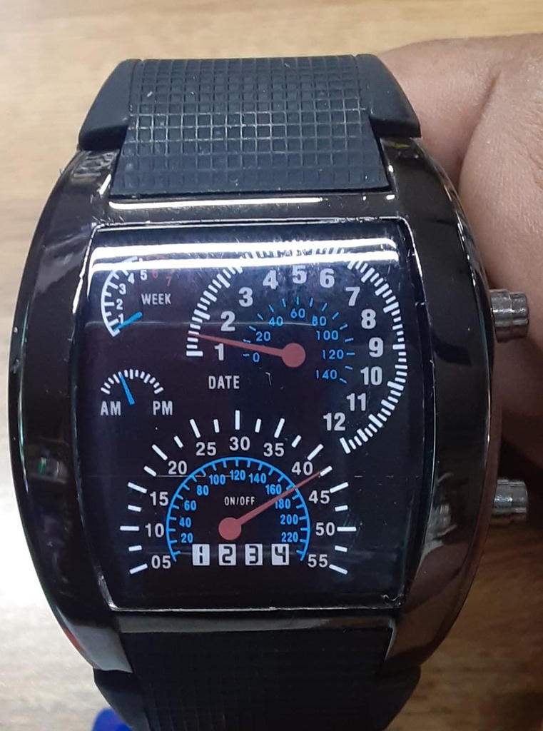 RELOJ DE MANO SPORT NEGRO     