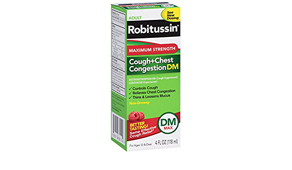 ROBITUSSIN C/CHEST DM 4oz     