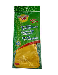 LIMPIA SOL GUANTES LATEX MED.