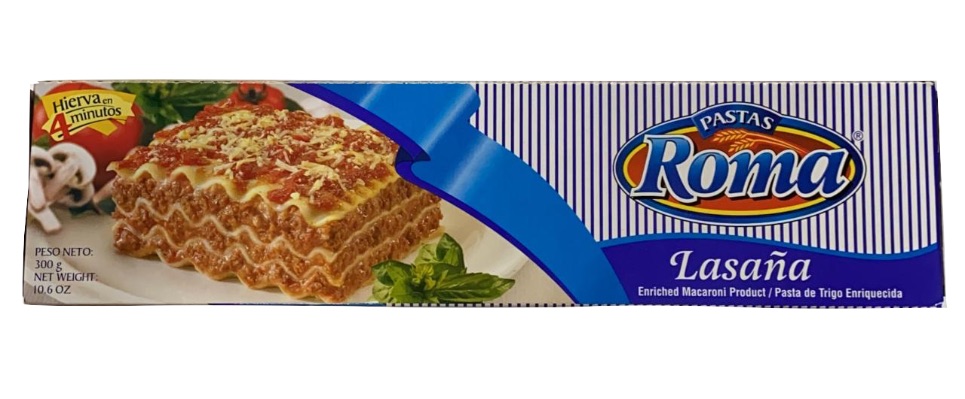 ROMA PASTAS LASAÑA 10.6oz     