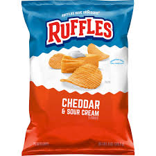 RUFFLES CHEDDAR S&C 8oz      