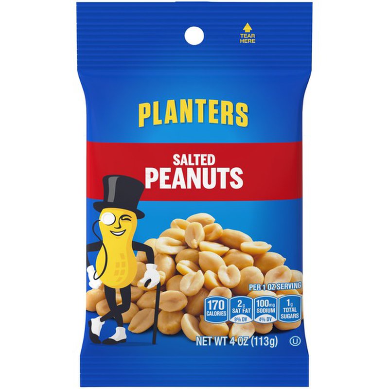 SALTED PEANUTS 4oz            