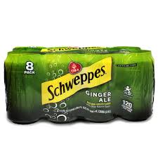 SCHWEPPES GINGER ALE PQT/8 12oz