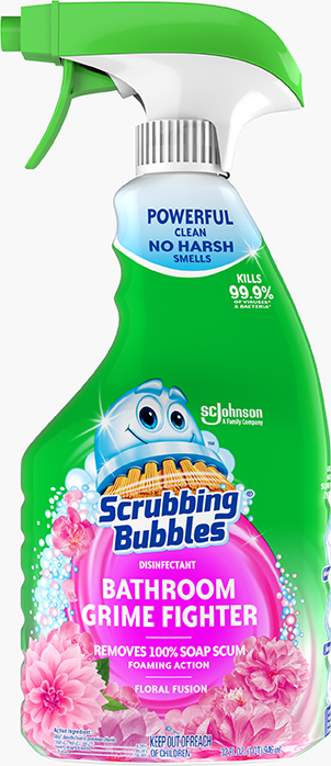 SCRUBBING BUBBLES FLORAL FUSIO