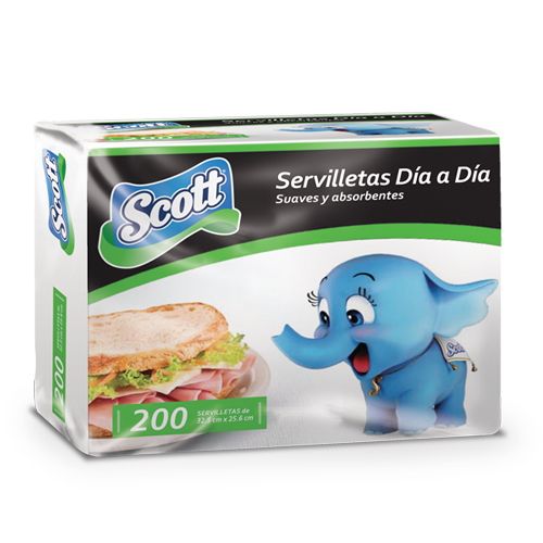 SERVILLETAS SCOTT DIA 200     