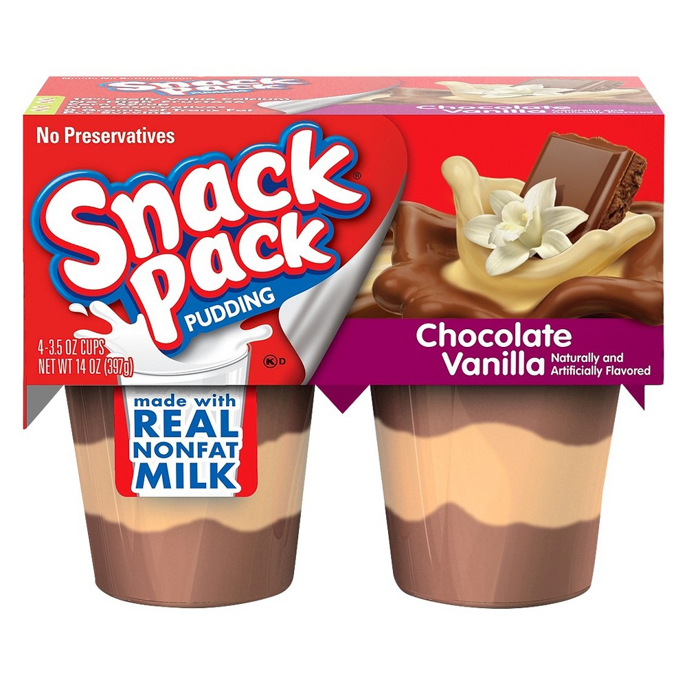 SNACK PACK CHOCOLATE VANILLA 4