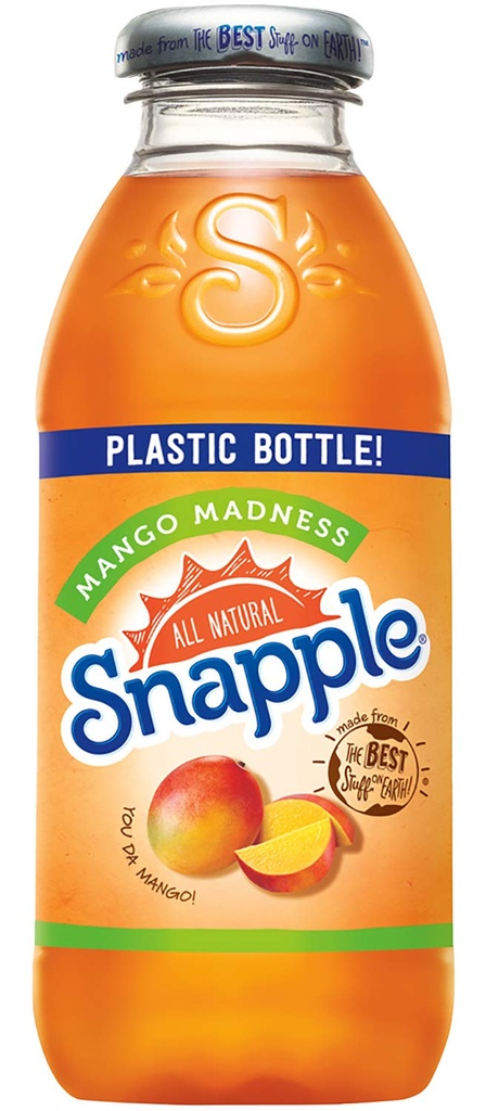 SNAPPLE MANGO MADNESS 16 OZ   