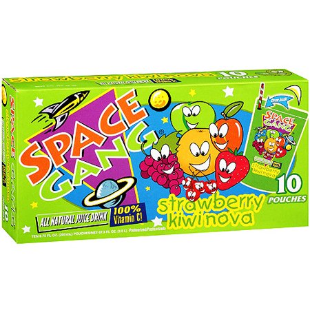 SPACE GANG STRAW/KIWI PQT 10  