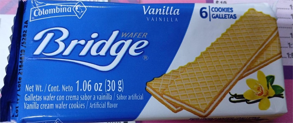 BRIDGE VANILLA WAFER 1.06oz