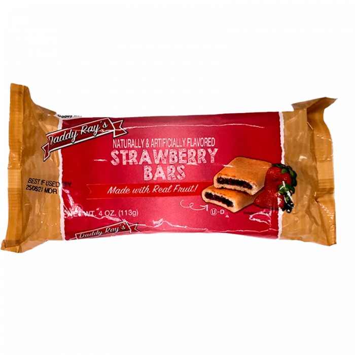 STRAWBERRY BARS DADDY'RAY'S4oz