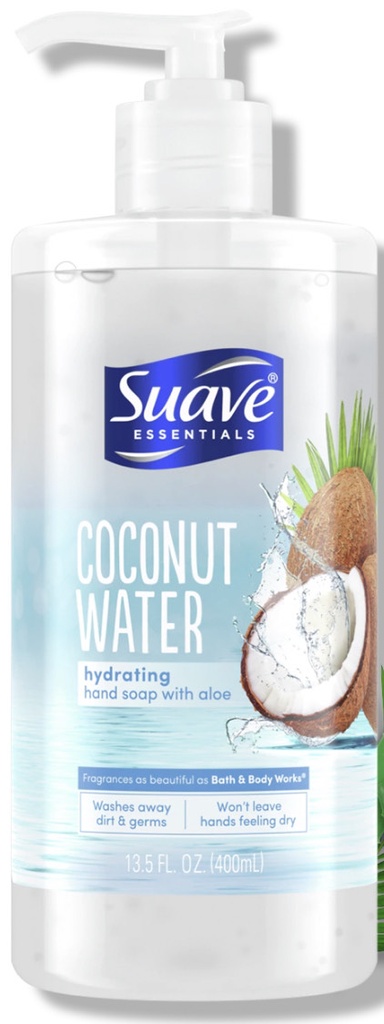 SUAVE COCONUT HANDSOAP 13.5oz 