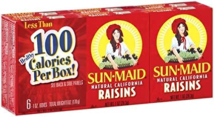 SUN.MAID RAISINS PACK 6       