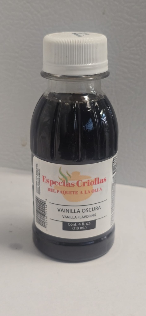 ESPECIAS CRIOLLAS VAINILLA OSCURA 4oz