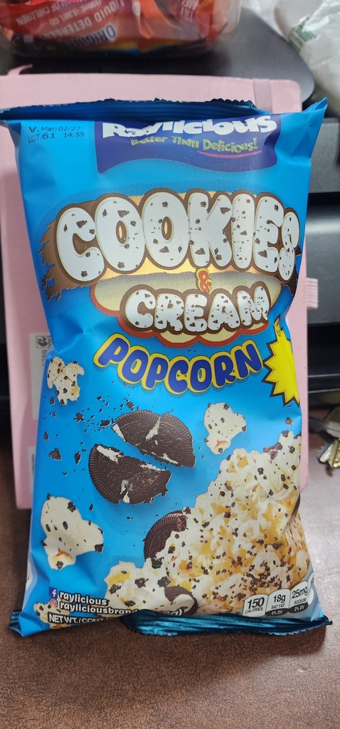 POPCORN RAYLICIOUS COOK/CREAM 2oz
