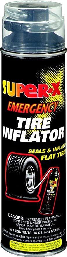 SUPER X TIRE INFLATOR 16oz    