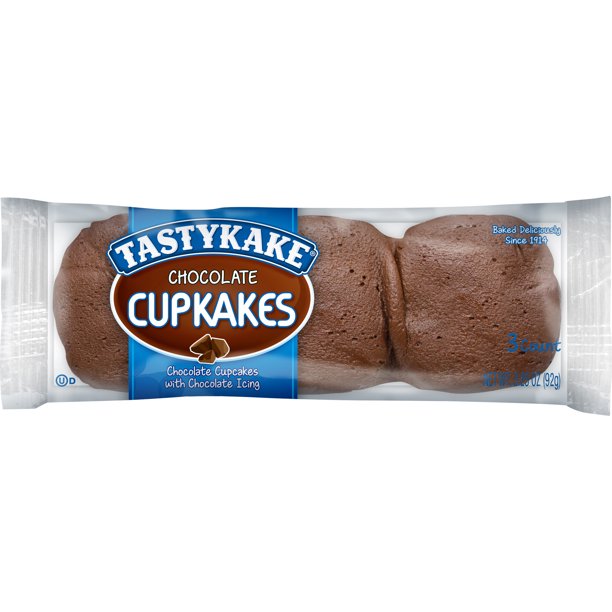 TASTYKAKE CUP CAKES CHOC PAQ 3