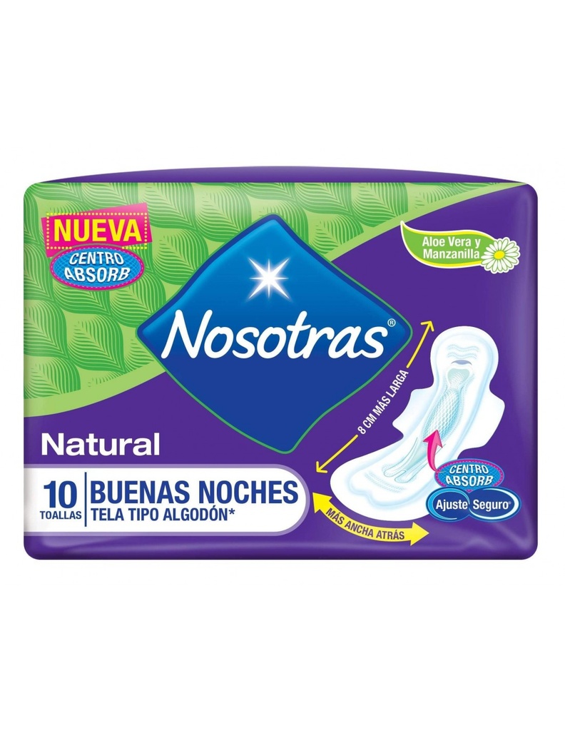 TOALLAS NOSOTRAS OVERNIGHT    