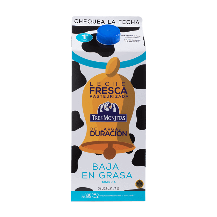 TRES MONJITAS LECHE LD BG 1%  