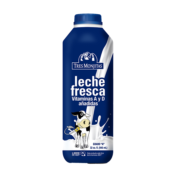 TRES MONJITAS LECHE LITRO REG 