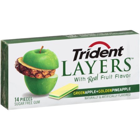 TRIDENT LAYERS GREENAPPLE     
