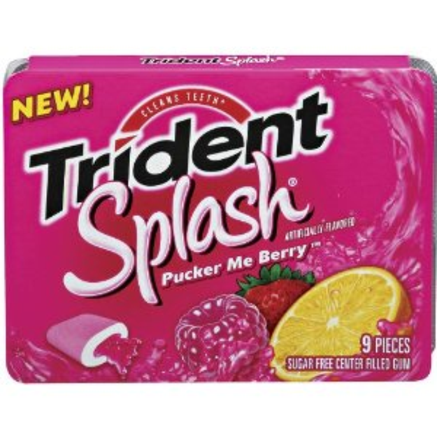 TRIDENT SPLASH PUCKER ME BERRY