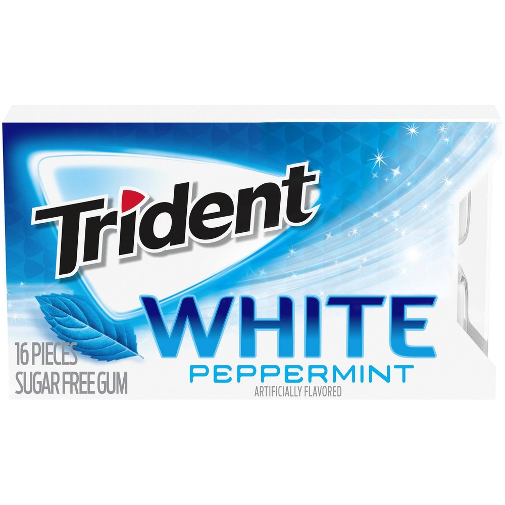 TRIDENT WHITE PEPPERMINT      