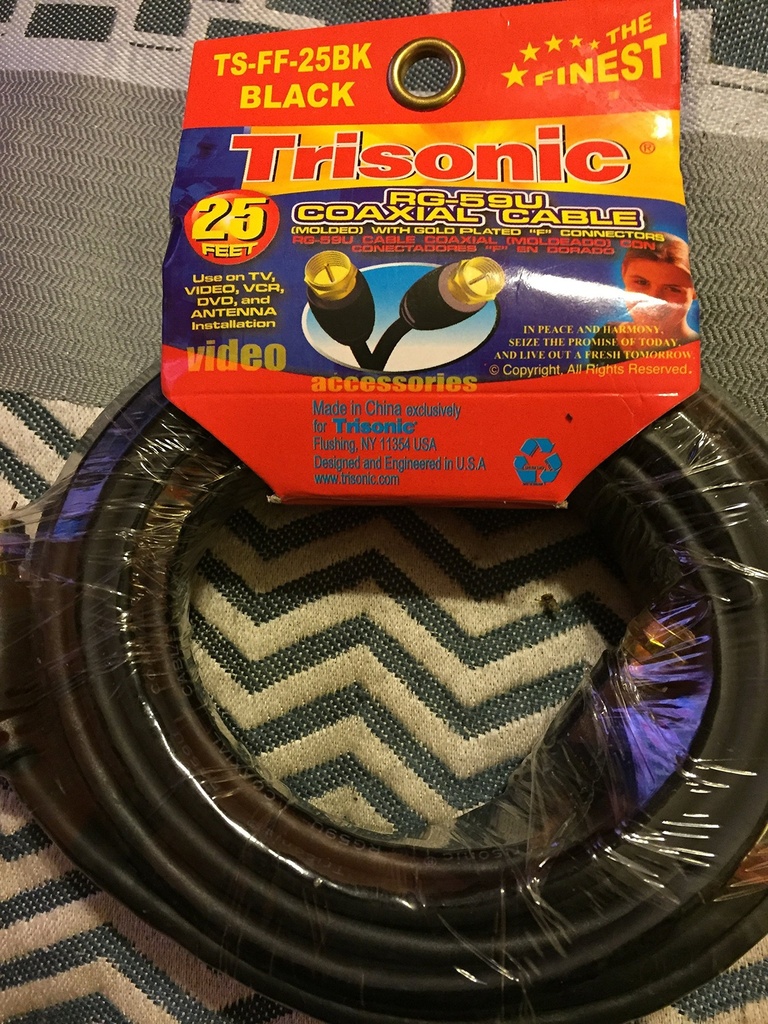 TRISONIC CABLE DE ANTENA 25ft 