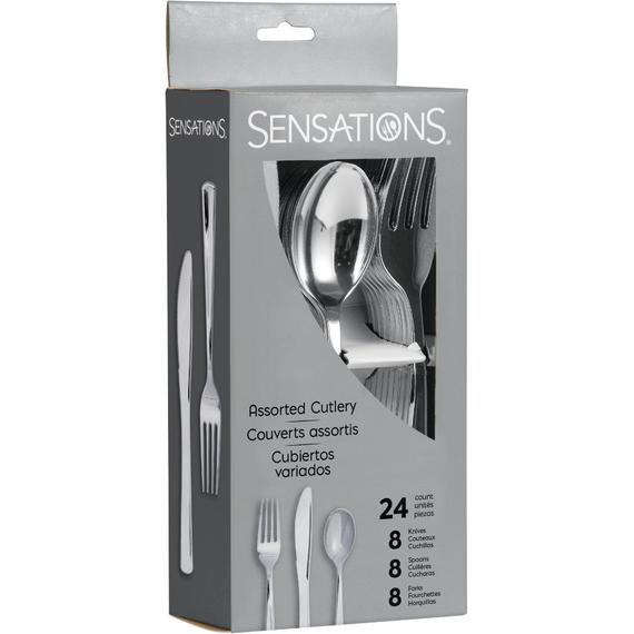 UTENCILIOS PLAS SENSATION 24ct