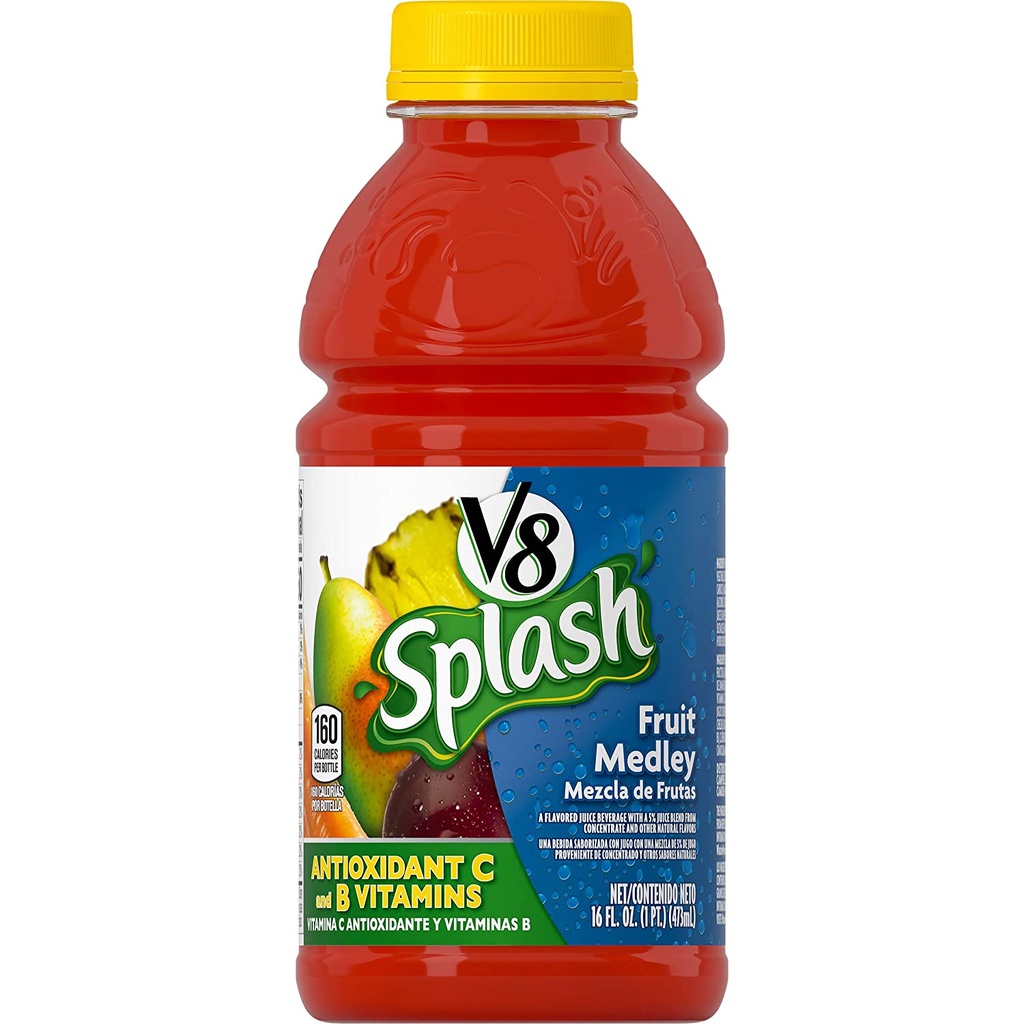 V8 SPLASH FRUIT MEDLEY 16oz