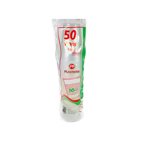 VASOS PLASTICOS 16oz          