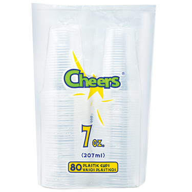 VASOS PLASTICOS CHEERS 7oz    