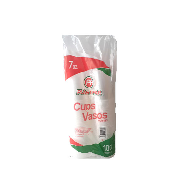 VASOS PLASTIFAR 7oz           
