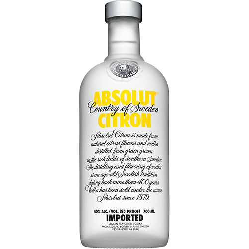 VODKA ABSOLUT CITRON 750ml    