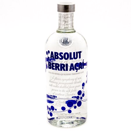 VODKA ASBSOLUT BERRIACAI 750ml