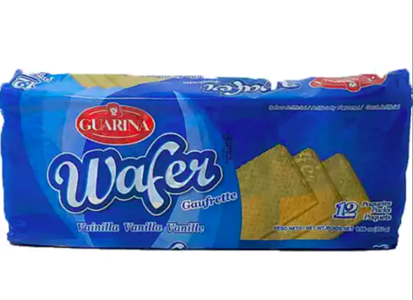 WAFER GUARINA VAINILLA PQT/12 