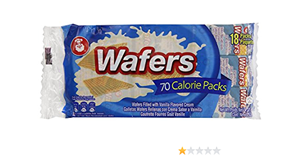 WAFER VANILLA NOEL PAQ. 18    