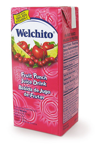 WELCHITO FRUIT PUNCH 6.75oz   