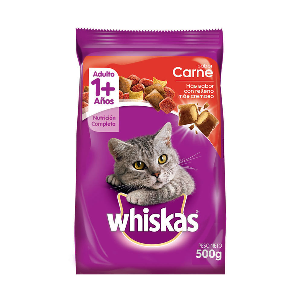 WHISKAS CARNE 500gm            