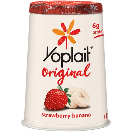 YOPLAIT STRW/BANANA 6oz       