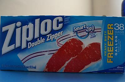 ZIPLOC HEAVY DUTY 38 BAGS     