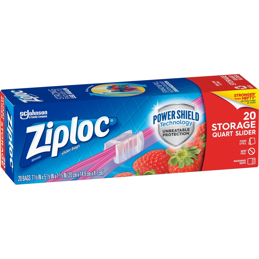 ZIPLOC STORAGE PQT/20         